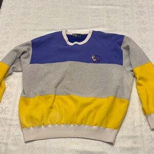 Vintage Polo Ralph Lauren Colorblock Sweatshirt sz L